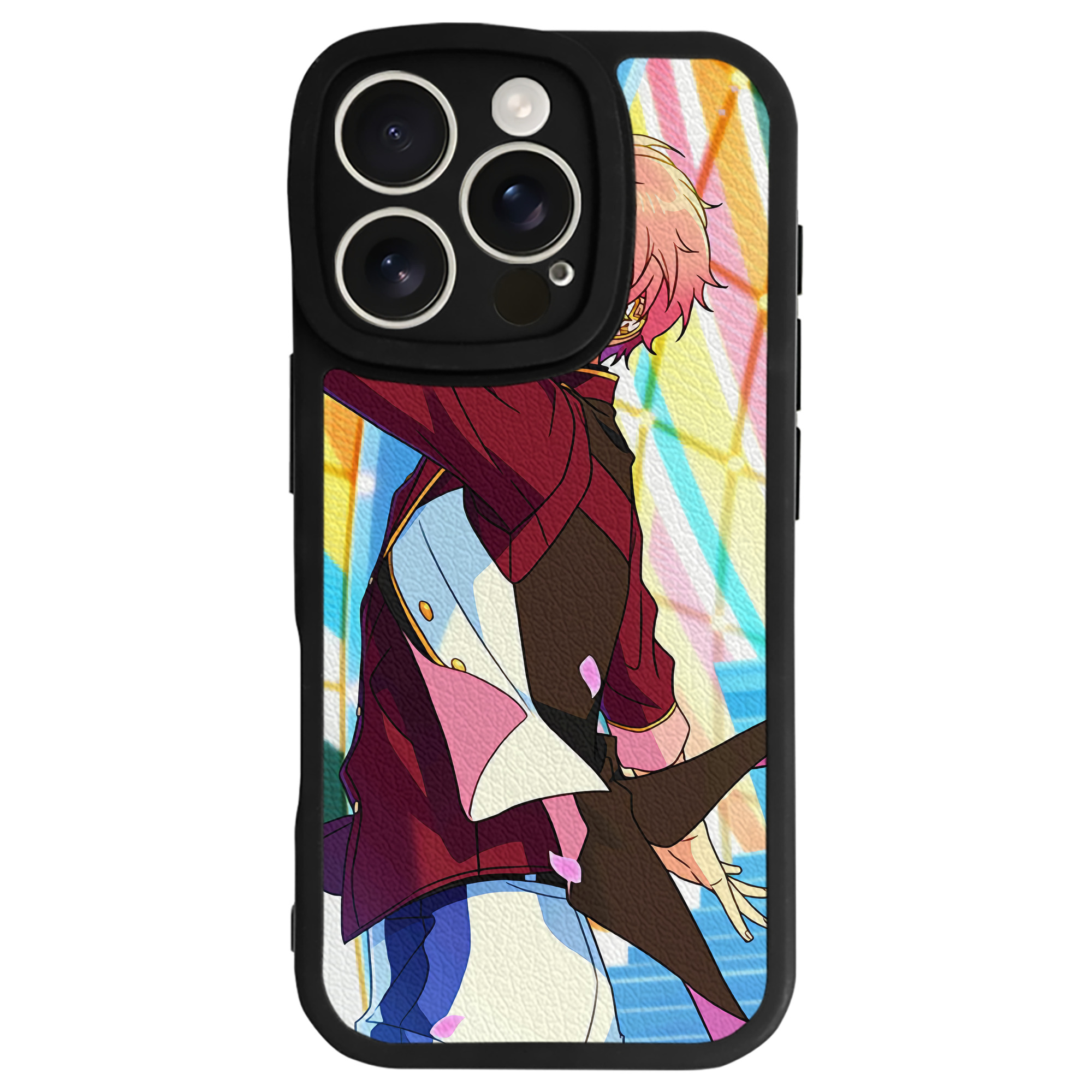 （画像用） あんさんぶるスターズ! Ensemble Stars 【iPhone 16シリーズ対応】シリコンスマホケース（レザー調） 材質：シリコン